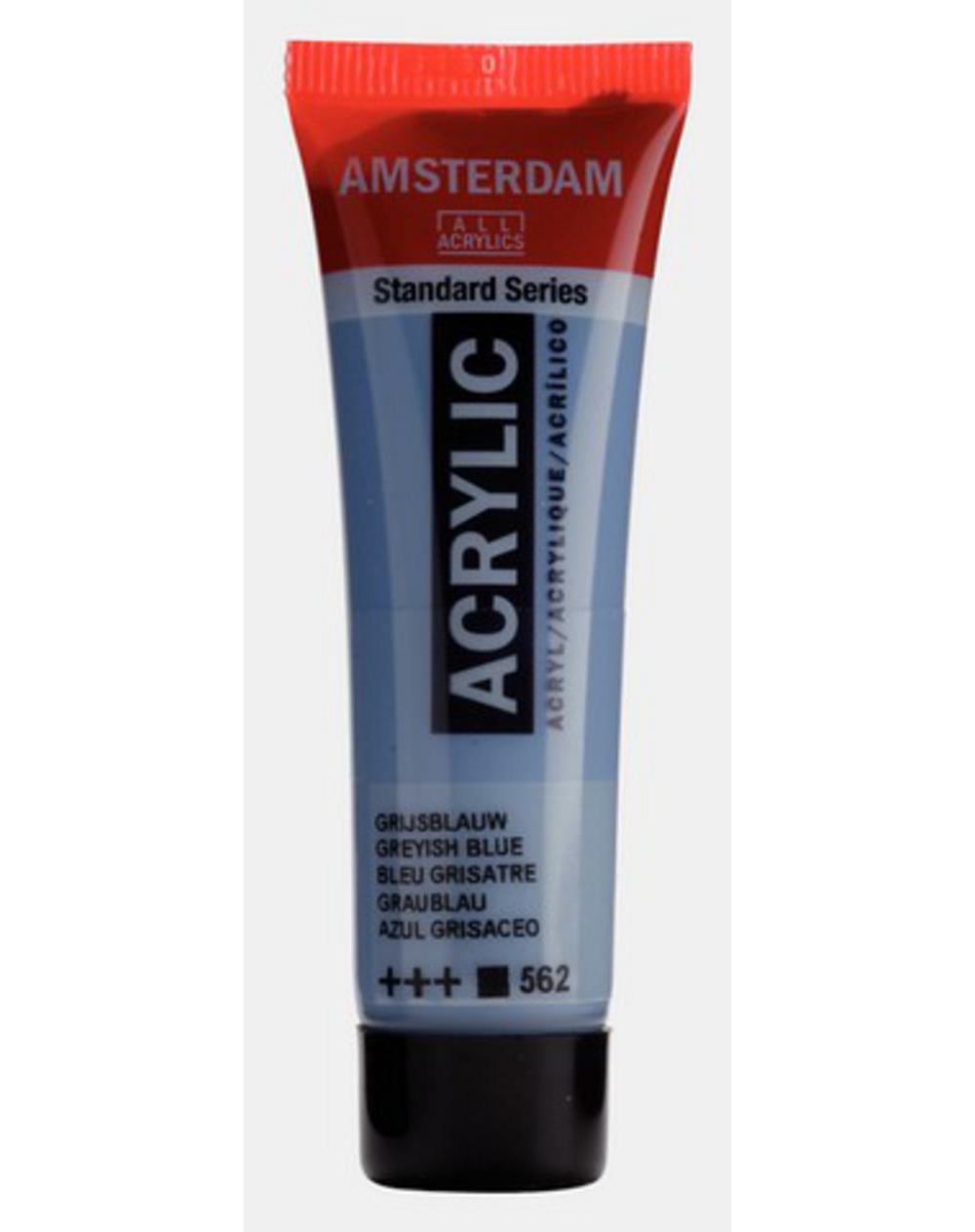 Amsterdam, Acrylic, Art & School, Paint, 20ml, 974510, Greyish Blue